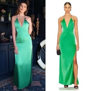 KATIE MAY Holly Green Gown S